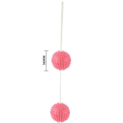 Baile A Deeply Pleasure Pink Textured Balls 3.6 Cm | Niks.fi verkkokauppa