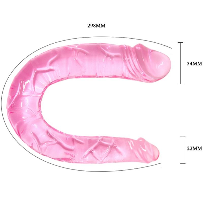 Baile Double Dong Double Pink Dildo | Niks.fi verkkokauppa