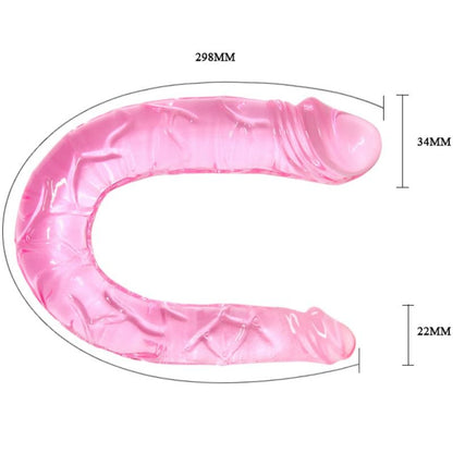 Baile Double Dong Double Pink Dildo | Niks.fi verkkokauppa