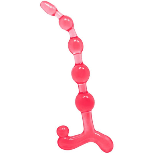 Baile Bendy Twist Red Anal Balls | Niks.fi verkkokauppa