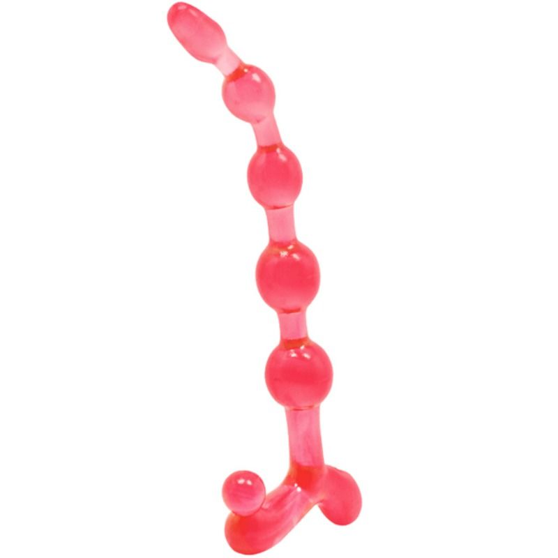 Baile Bendy Twist Red Anal Balls | Niks.fi verkkokauppa