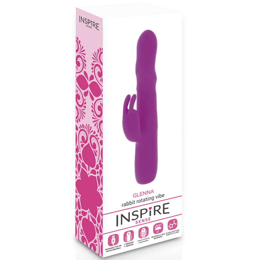 Inspire Sense Glenna Vibrator Rabbit Purple | Niks.fi verkkokauppa