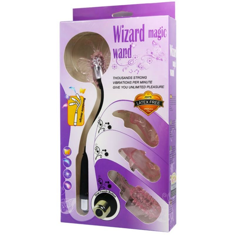 Baile Wizard Magic Wand Stimulator With Vibration | Niks.fi verkkokauppa