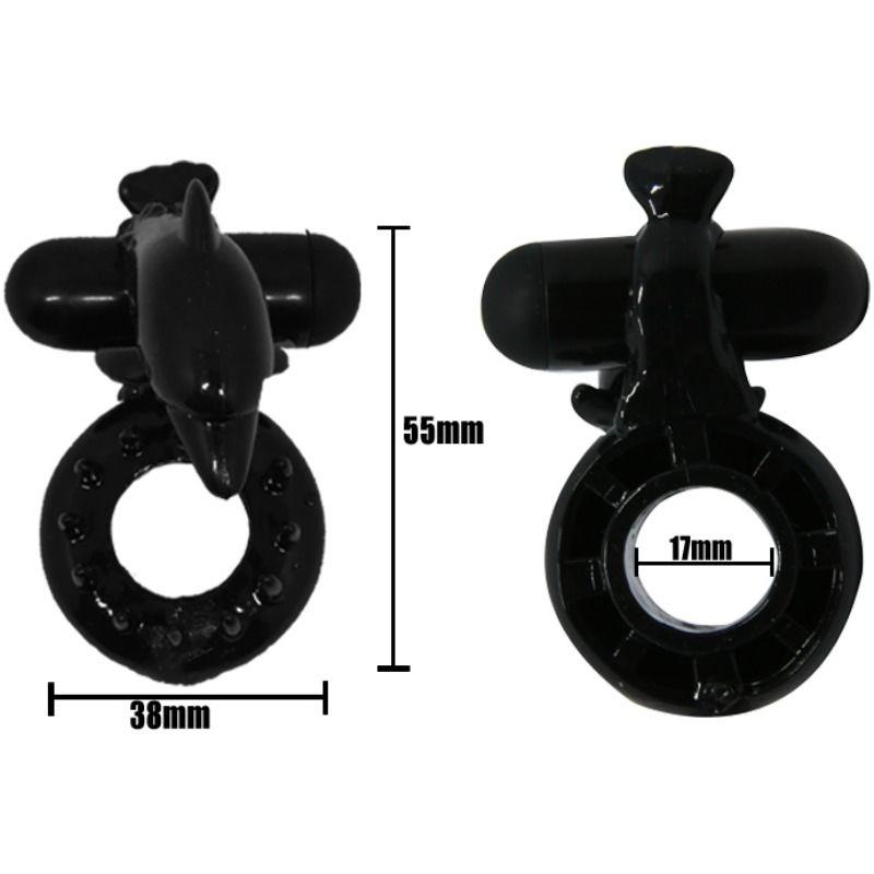 Baile Sweet Ring Ring With Clitoris Stimulator Delfin | Niks.fi verkkokauppa