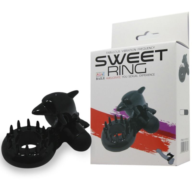 Baile Sweet Ring Ring With Clitoris Stimulator Delfin | Niks.fi verkkokauppa