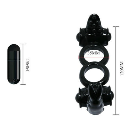 Baile Sweet Ring Double Ring With Double Rabbit | Niks.fi verkkokauppa
