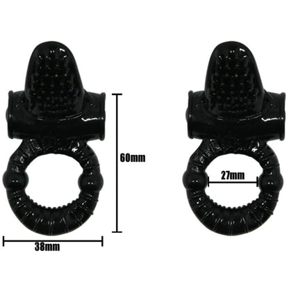 Baile Sweet Ring Vibrating Ring With Textured Rabbit | Niks.fi verkkokauppa