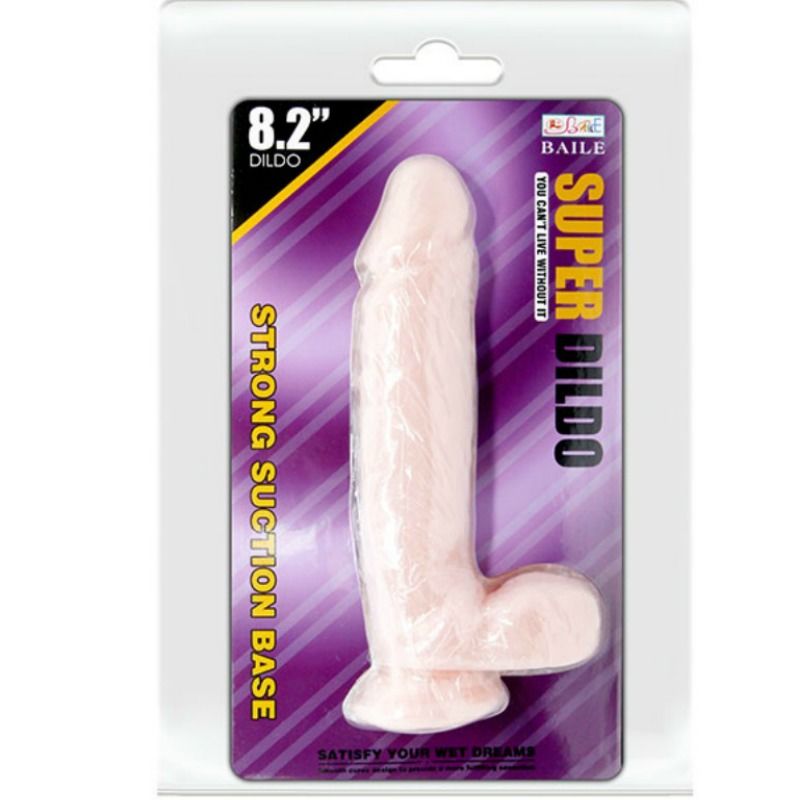 Baile Super Realistic Natural Dildo 21.5 Cm | Niks.fi verkkokauppa