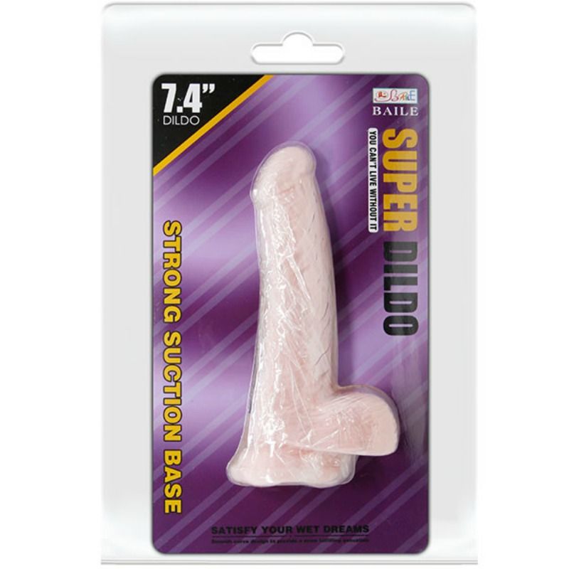 Baile Super Realistic Natural Dildo 18.8 Cm | Niks.fi verkkokauppa