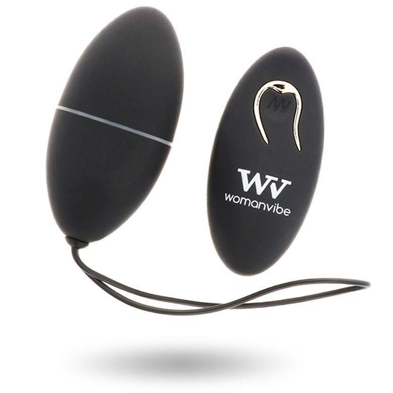 Womanvibe Alsan Egg Remote Control Black Silicone Black | Niks.fi verkkokauppa