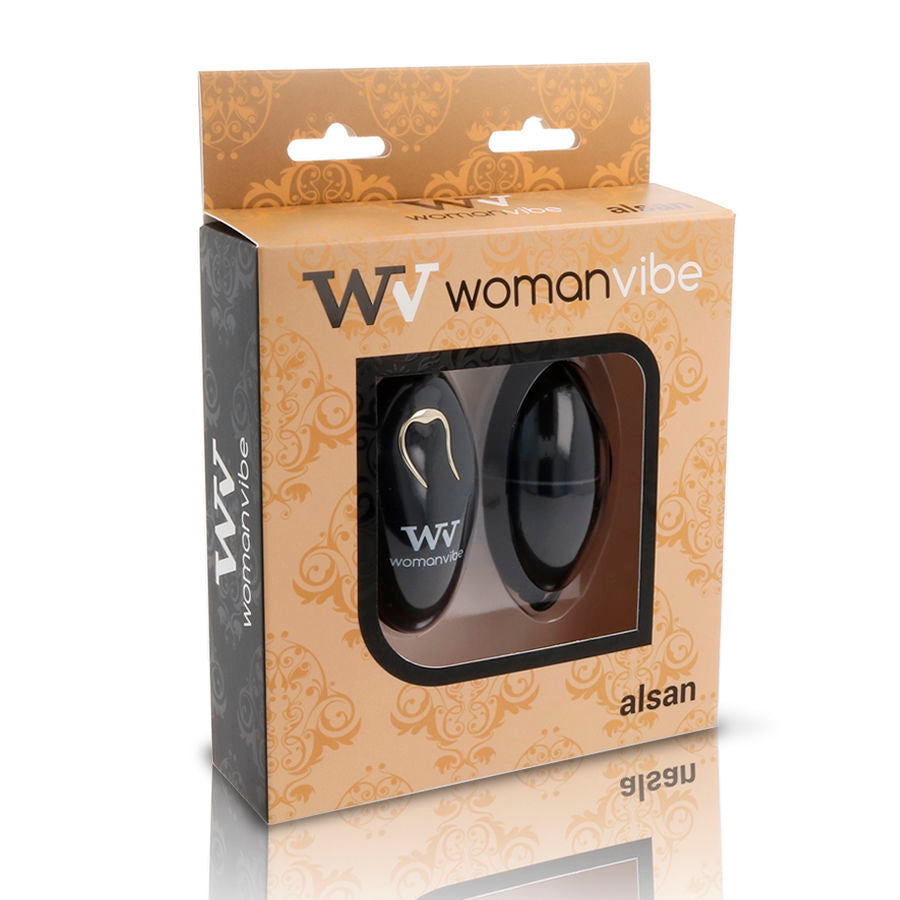Womanvibe Alsan Egg Remote Control Black Silicone Black | Niks.fi verkkokauppa