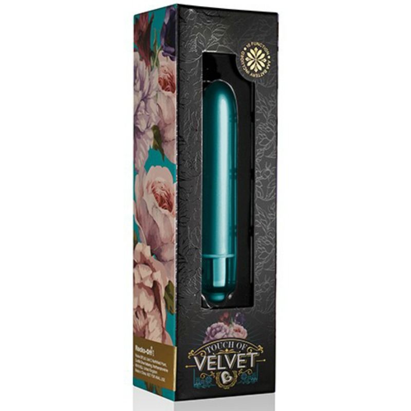 Rocks-Off Vibrating Bullet Touch Of Velvet Peacock Petals | Niks.fi verkkokauppa