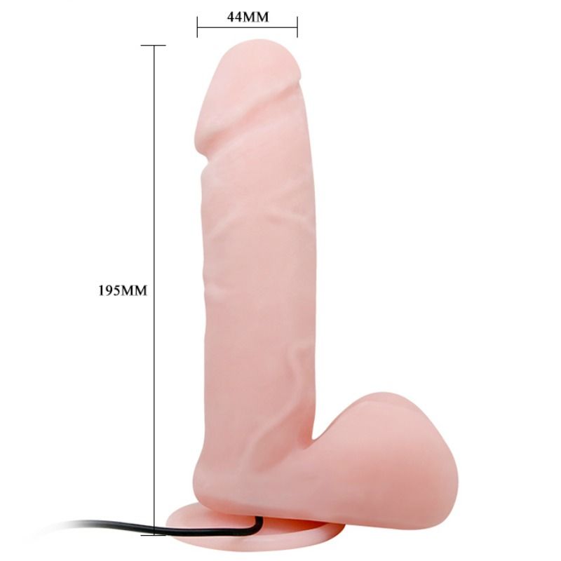 Baile Oliver Realistic Vibrator With Rotation Function | Niks.fi verkkokauppa