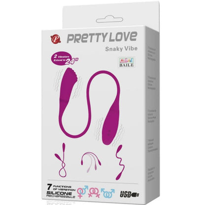 Pretty Love Smart Snaky Vibe Vibrator 2 Motors | Niks.fi verkkokauppa