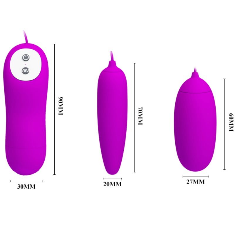 Pretty Love Irma Double Vibrating Egg | Niks.fi verkkokauppa