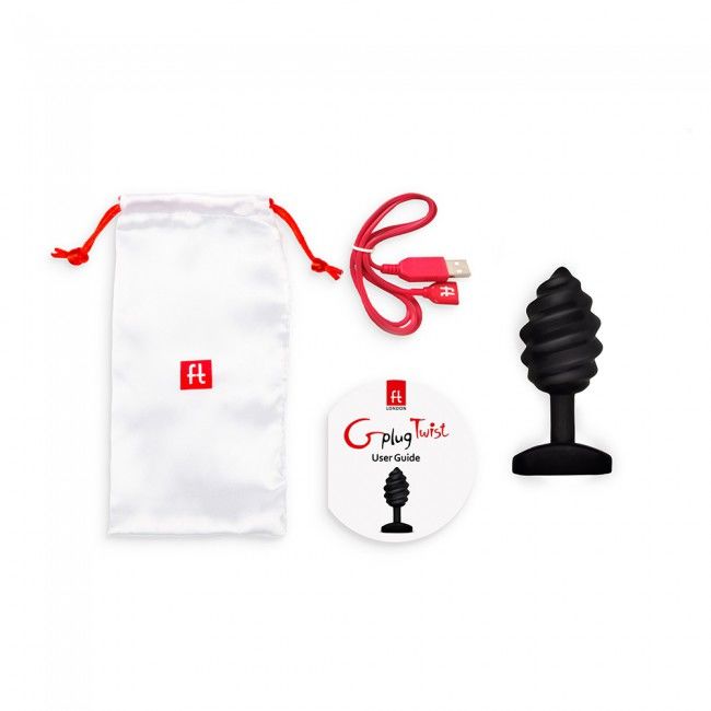 G-Vibe Gplug Twist With Vibration Black | Niks.fi verkkokauppa