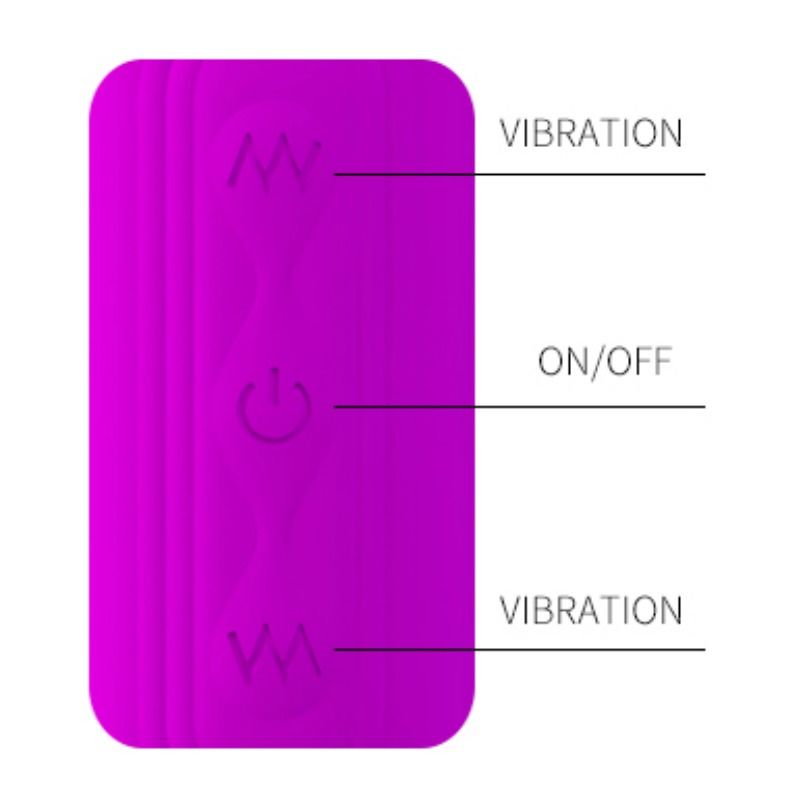 Pretty Love Unisex Stimulator Dream Lovers Whip 2 | Niks.fi verkkokauppa
