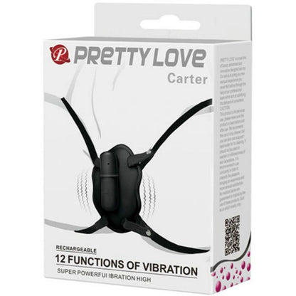 Pretty Love Strap On With Carter Vibrating Bullet | Niks.fi verkkokauppa