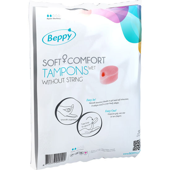 Beppy Soft Comfort Tampons Wet 30 Units | Niks.fi verkkokauppa