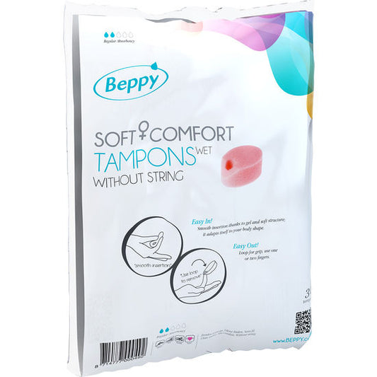 Beppy Soft Comfort Tampons Wet 30 Units | Niks.fi verkkokauppa
