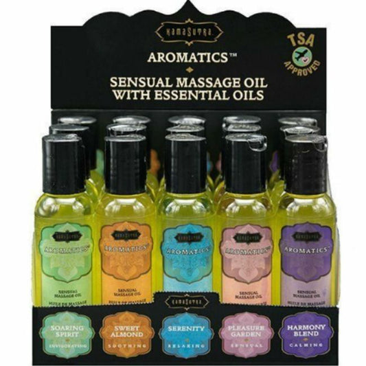 Kamasutra Set 15 Massage Oils + Display Box | Niks.fi verkkokauppa