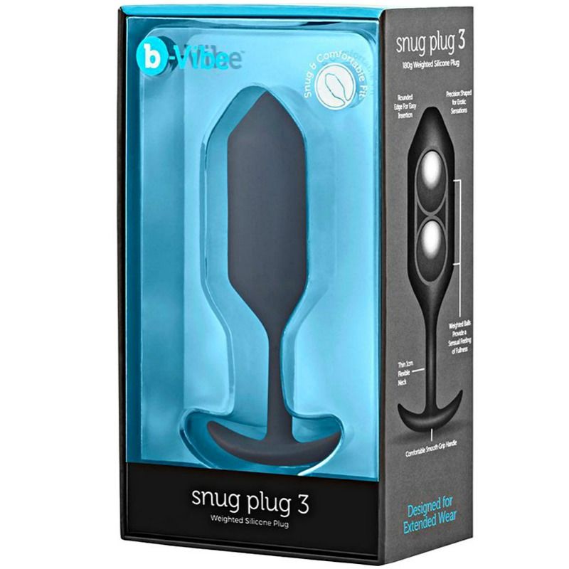 B-Vibe Plug Anal Snug Plug 3 | Niks.fi verkkokauppa