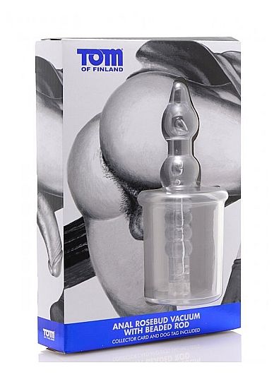 Tom Of Finland Anal Rosebud Vacuum With Beabed Transparent | Niks.fi verkkokauppa