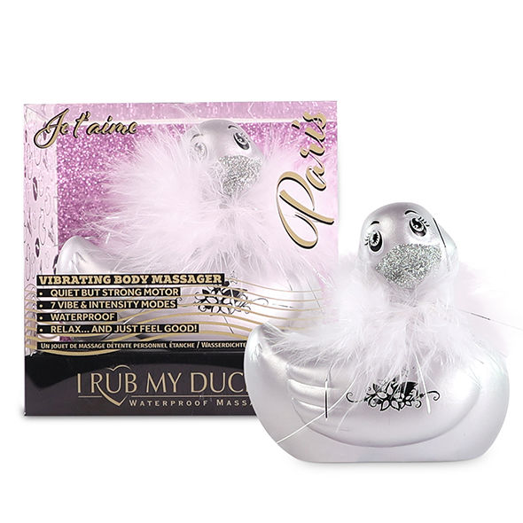 Big Tease Toys I Rub My Duckie 2.0 | Paris (Silver) | Niks.fi verkkokauppa
