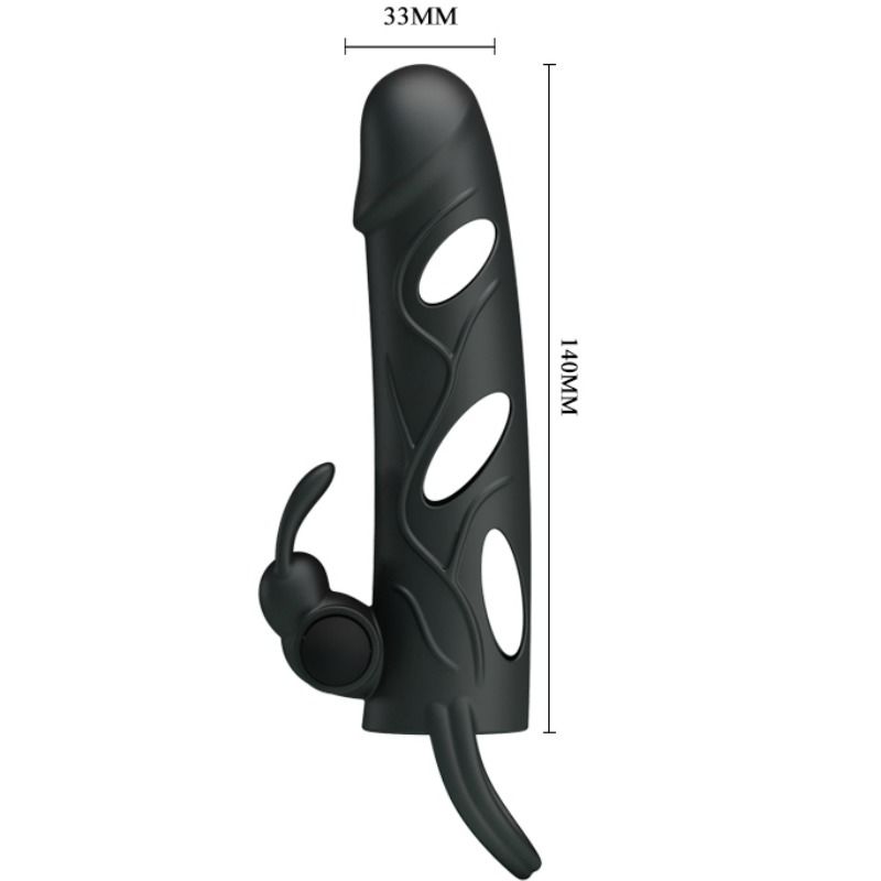 Pretty Love Silicone Cover With Vibration 14 Cm 2.0 | Niks.fi verkkokauppa