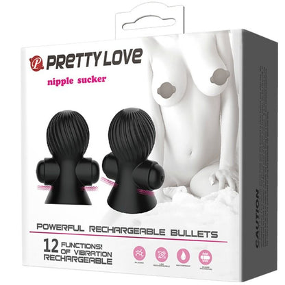 Pretty Love Nipple Stimulators 12 Vibration Modes | Niks.fi verkkokauppa