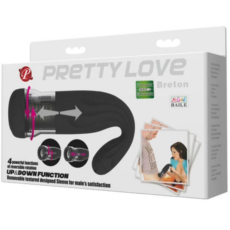 Pretty Love Breton Multifunction Rechargeable Masturbator | Niks.fi verkkokauppa