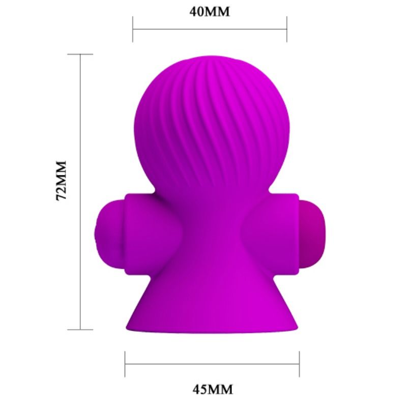 Pretty Love Nipple Stimulators 12M Lilac Vibration | Niks.fi verkkokauppa