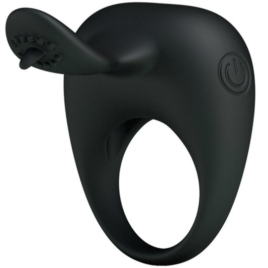Pretty Love Vibrating Ring With Tongue | Niks.fi verkkokauppa