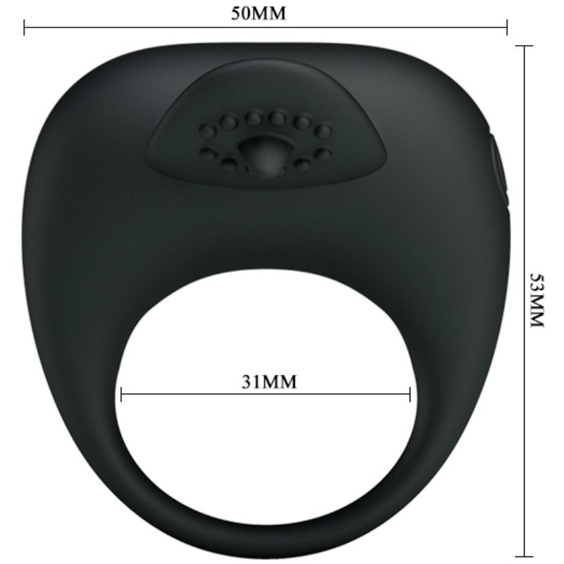 Pretty Love Vibrating Ring With Tongue | Niks.fi verkkokauppa