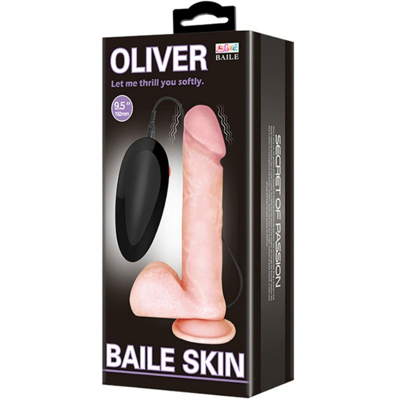 Baileoliver Realistic Dildo With Vibration | Niks.fi verkkokauppa