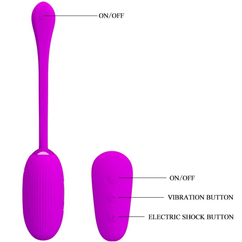 Pretty Love Shock Fun Vibrating Egg And Electroshock | Niks.fi verkkokauppa