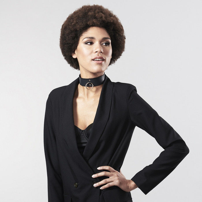 Bijoux Indiscrets Maze Black Necklace With Strap | Niks.fi verkkokauppa
