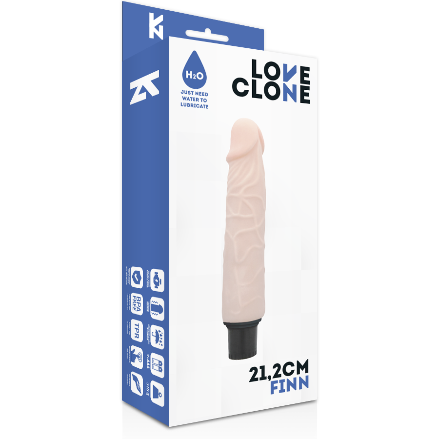 Loveclone Finn Self Lubrication Vibrator 21.2 Cm O- 3.8 Cm | Niks.fi verkkokauppa