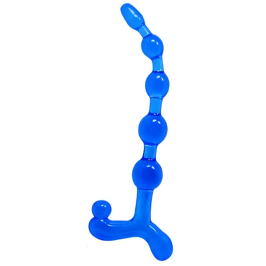 Baile Bendy Twist Blue Anal Balls | Niks.fi verkkokauppa