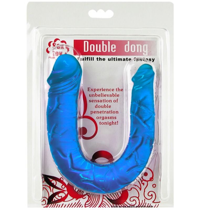 Baile Double Dong Double Dildo Blue | Niks.fi verkkokauppa