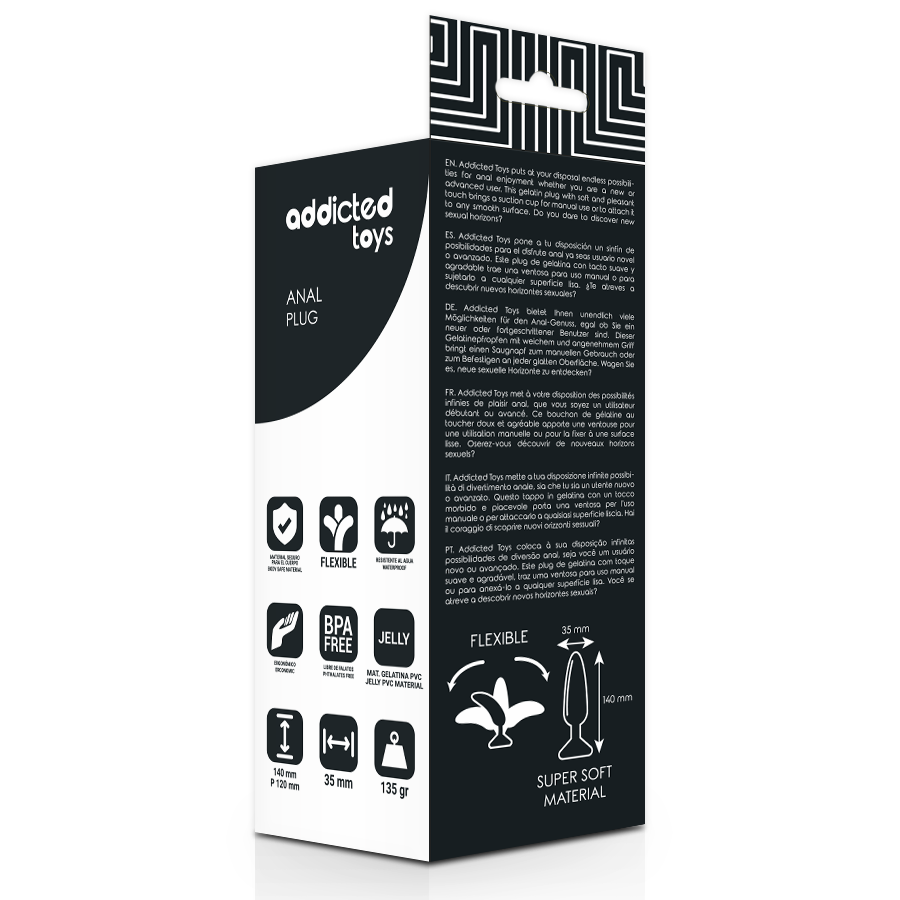Addicted Toys Anal Plug 13.5 Cm | Niks.fi verkkokauppa