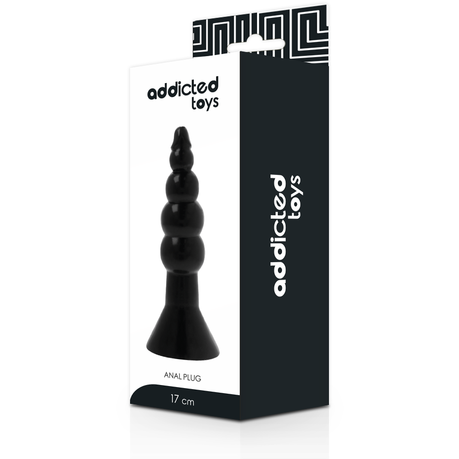 Addicted Toys Anal Plug 17 Cm Black | Niks.fi verkkokauppa