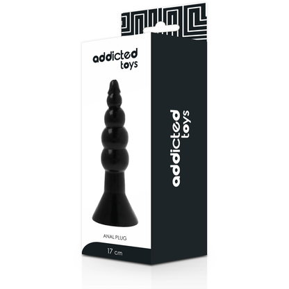 Addicted Toys Anal Plug 17 Cm Black | Niks.fi verkkokauppa