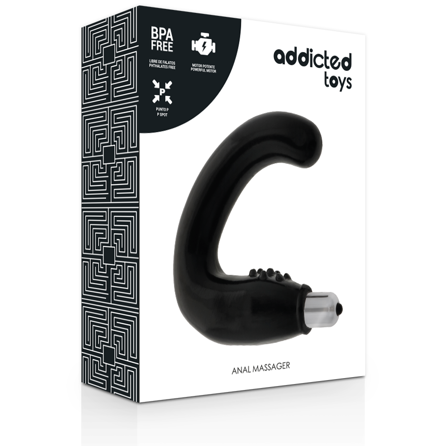 Addicted Toys Anal Massager Black | Niks.fi verkkokauppa