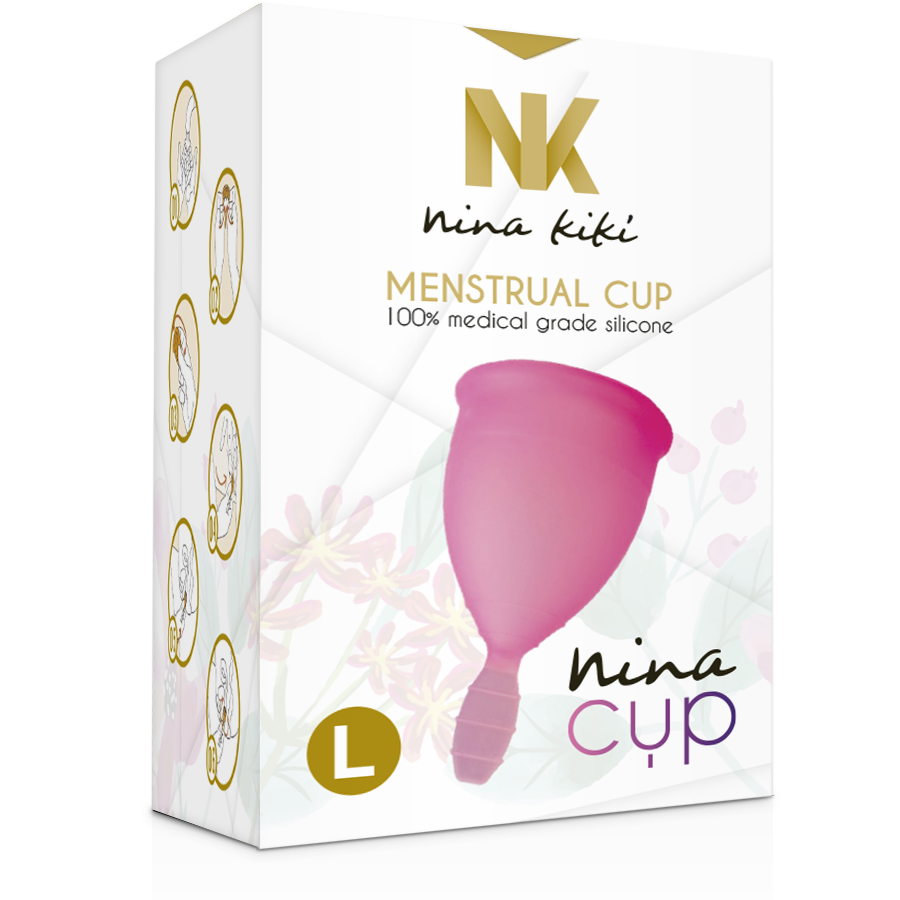 Nina Kikќ Menstrual Cup Pink Size L | Niks.fi verkkokauppa