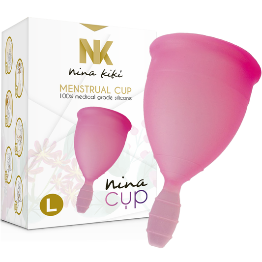 Nina Kikќ Menstrual Cup Pink Size L | Niks.fi verkkokauppa
