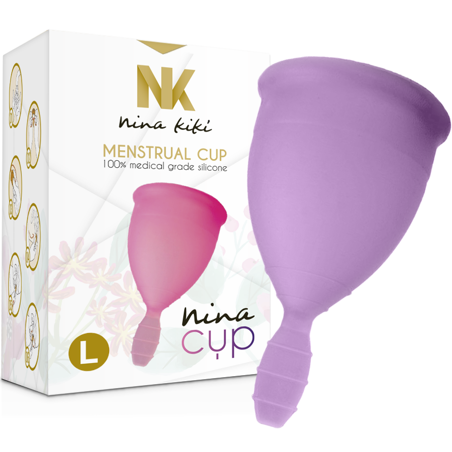 Nina Kikќ Menstrual Cup Purple Size L | Niks.fi verkkokauppa