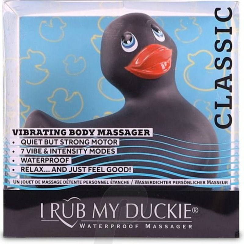 Big Tease Toys I Rub My Duckie Classic Vibrating Duck Black | Niks.fi verkkokauppa