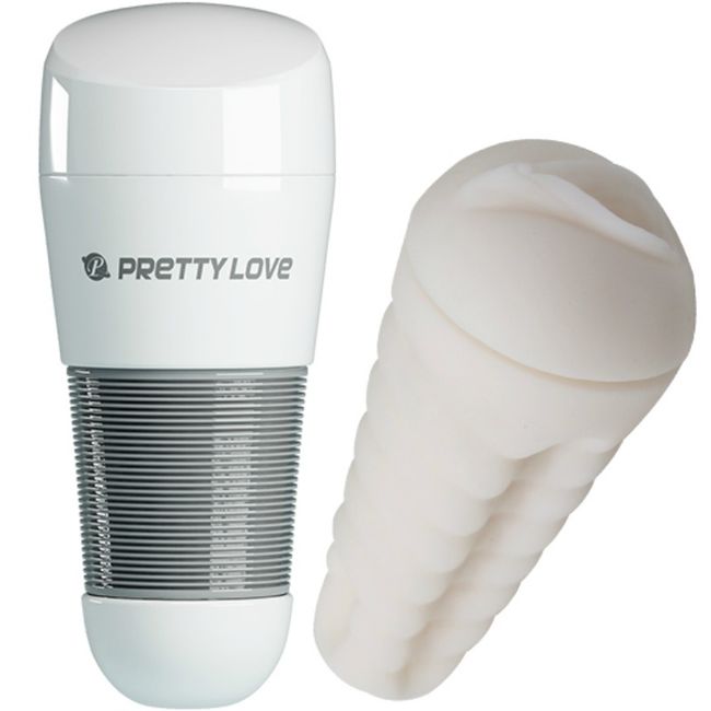 Pretty Love Kitty White Vagina Masturbator | Niks.fi verkkokauppa