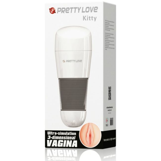 Pretty Love Kitty White Vagina Masturbator | Niks.fi verkkokauppa